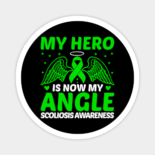 My Hero Is Now MY Angle Scoliosis Awareness Magnet